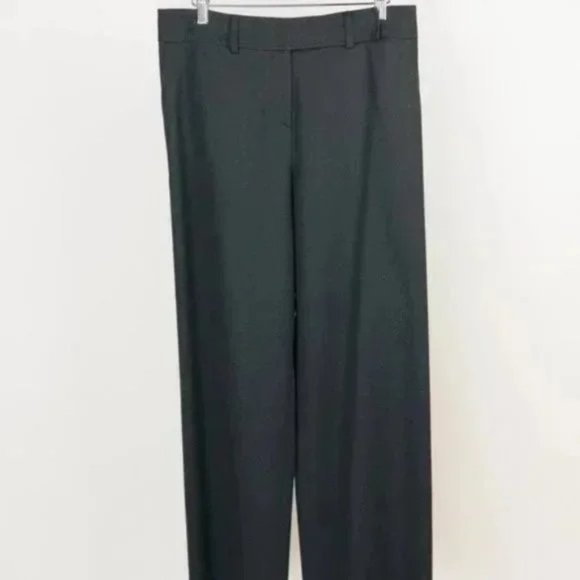 Giorgio Armani Grey Stretch-Wool Trousers